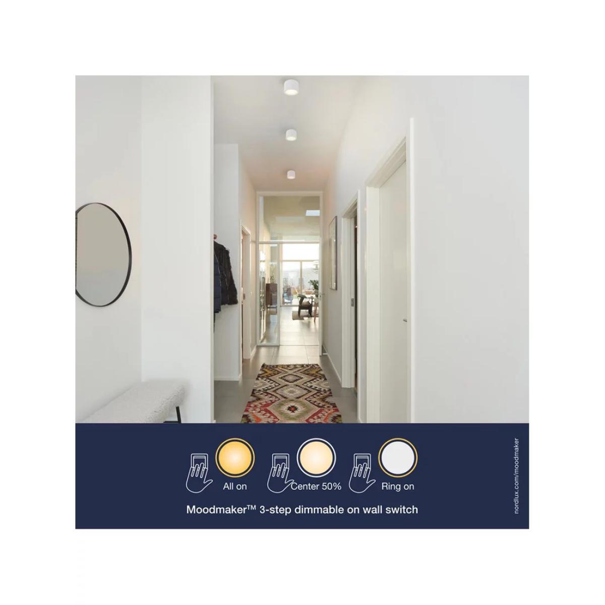 Nordlux Falon Ceiling Spotlight, Pack of 3, White – image 2