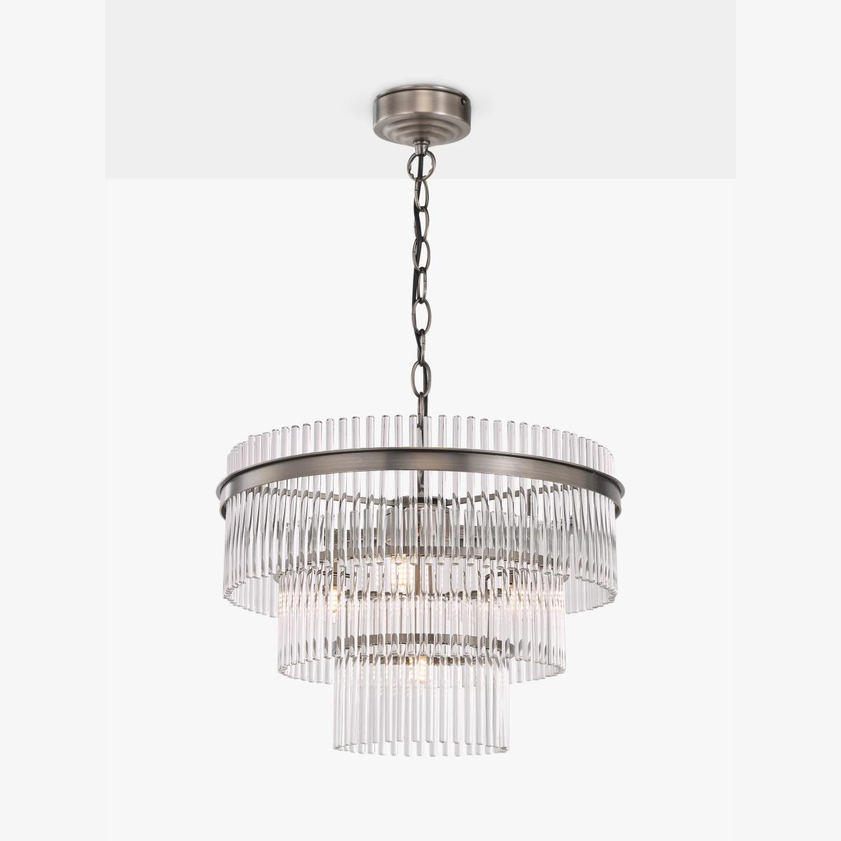 John Lewis Boston Tier Pendant Ceiling Light, Clear – image 1