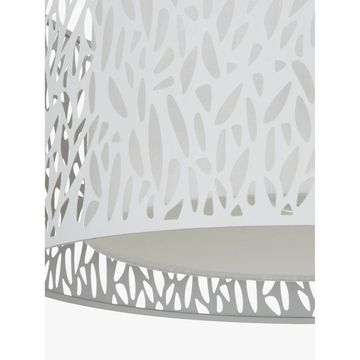 John Lewis & Partners Meadow Fretwork Shade Ceiling Light, Grey/White – image 6