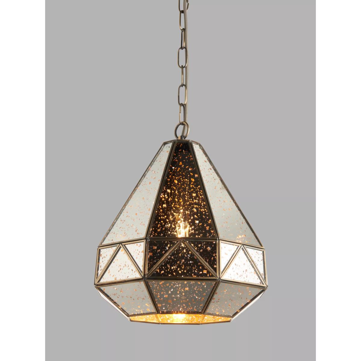 John Lewis & Partners Mercury Glass Ceiling Light, Antique Brass – image 5