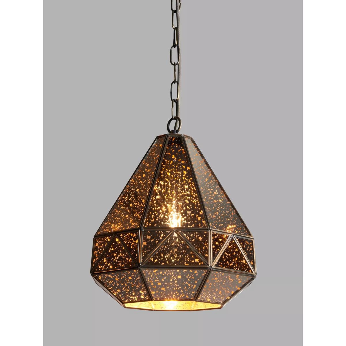 John Lewis & Partners Mercury Glass Ceiling Light, Antique Brass – image 6