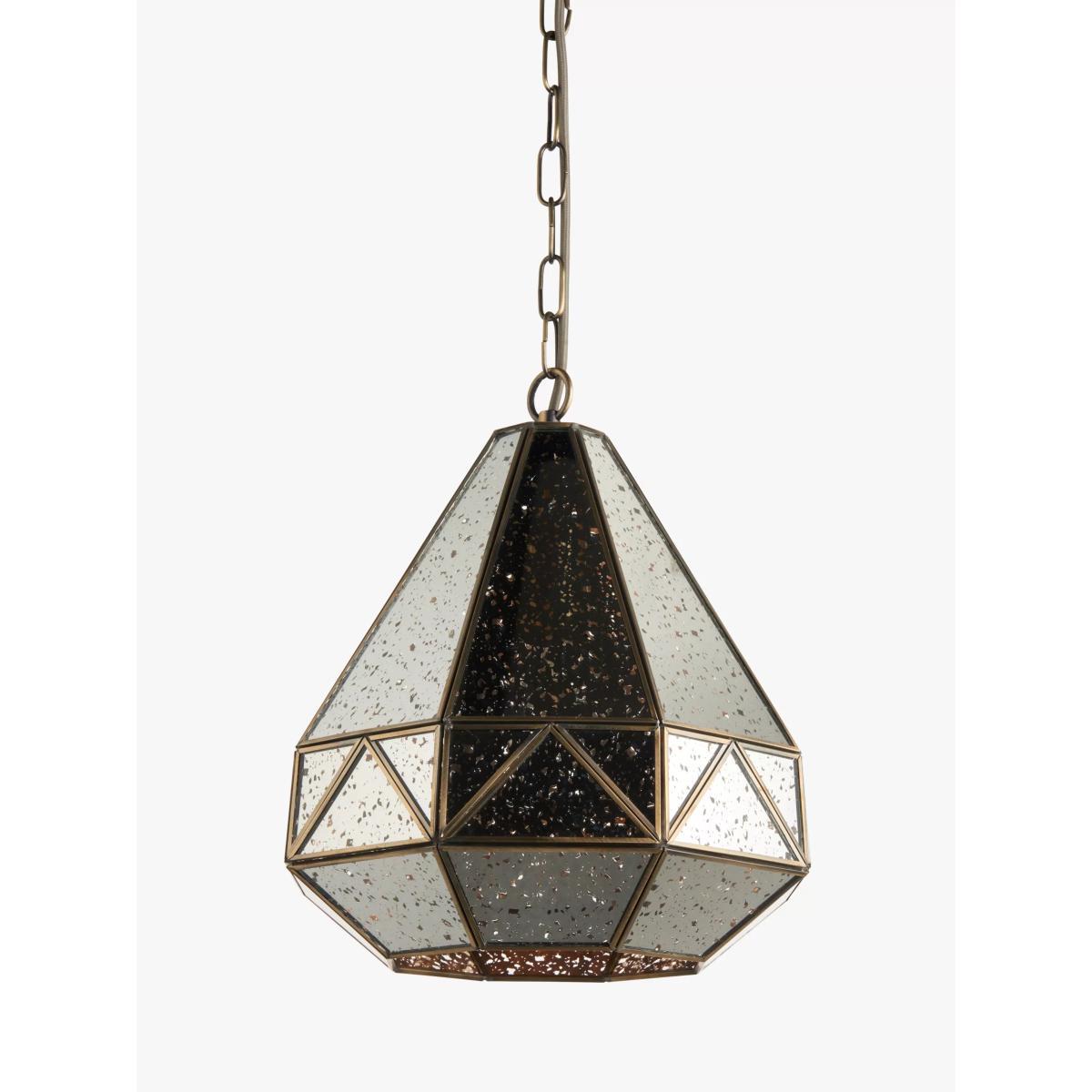 John Lewis & Partners Mercury Glass Ceiling Light, Antique Brass – image 7