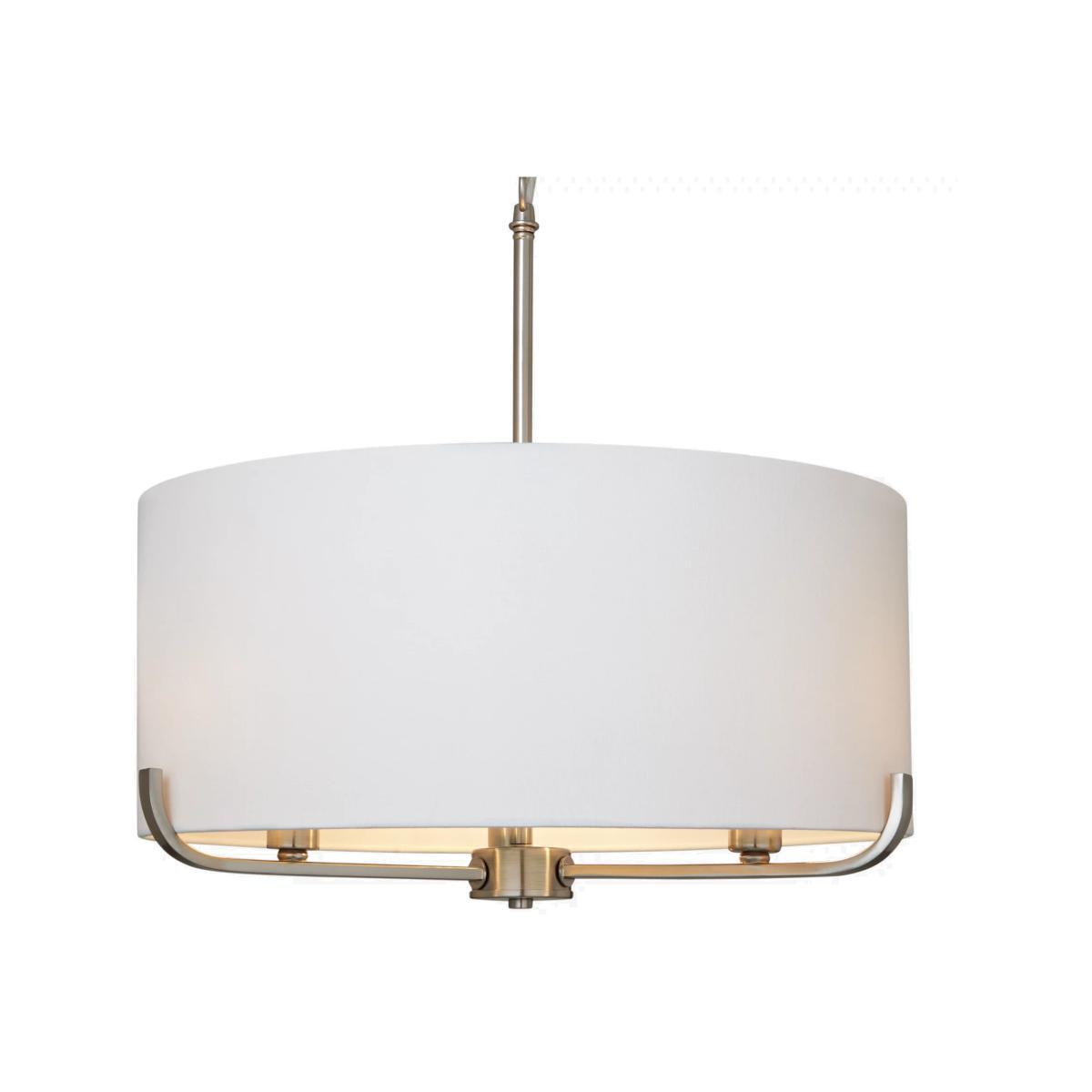John Lewis & Partners Jamieson Pendant, Satin Nickel