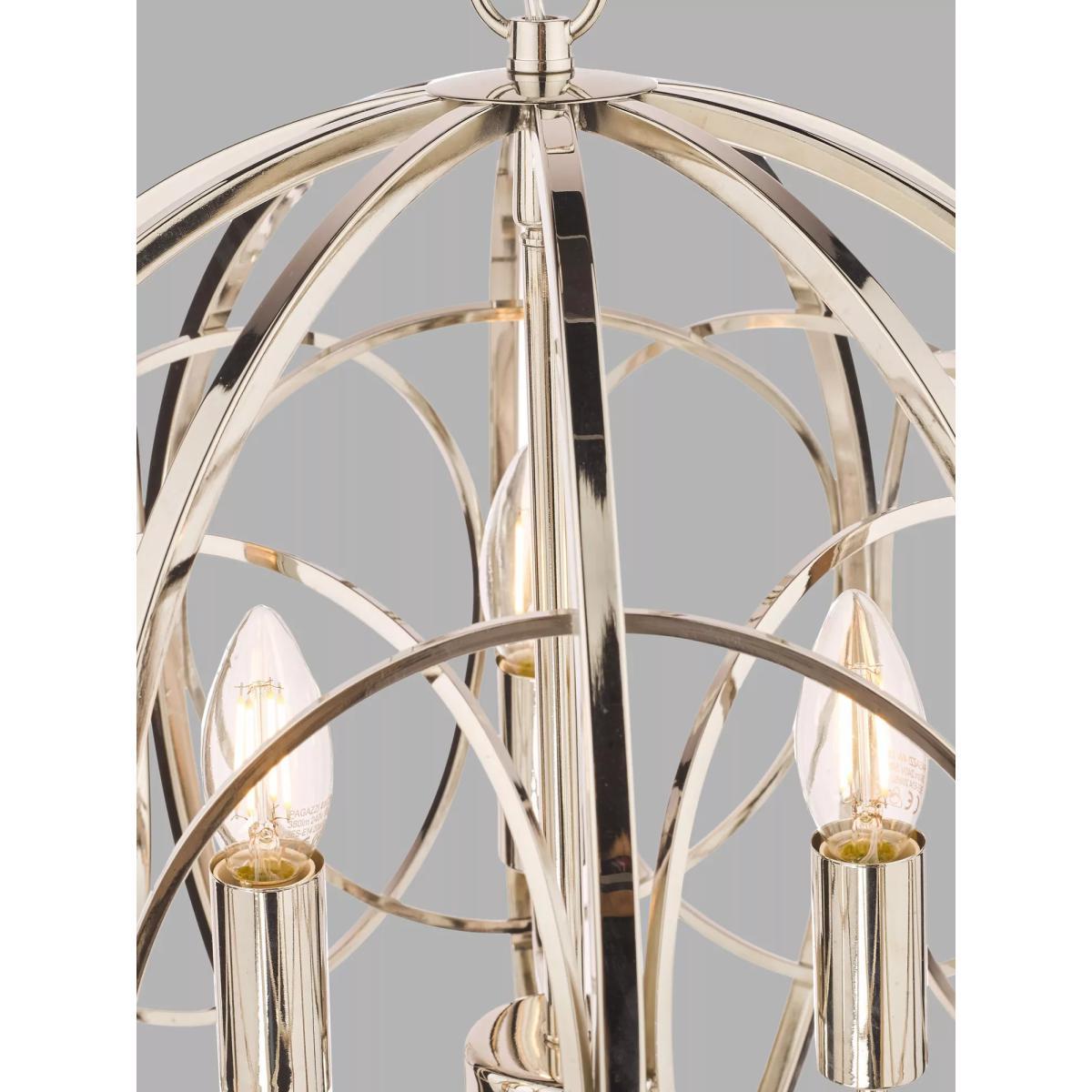 Laura Ashley Orbital Ceiling Light, Polished Nickel – image 2