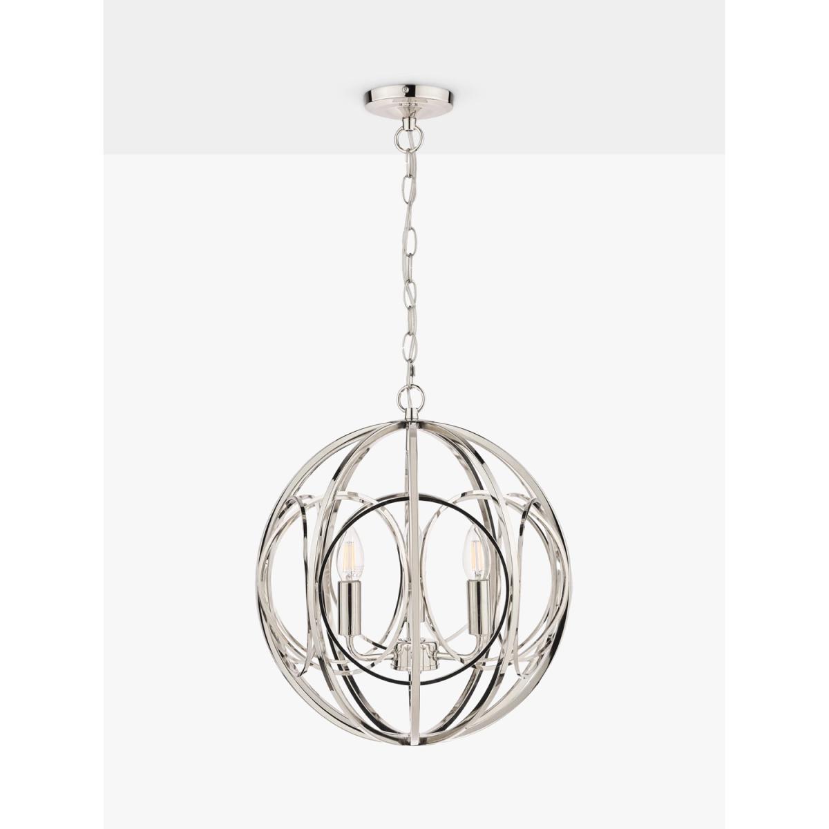 Laura Ashley Orbital Ceiling Light, Polished Nickel – image 4