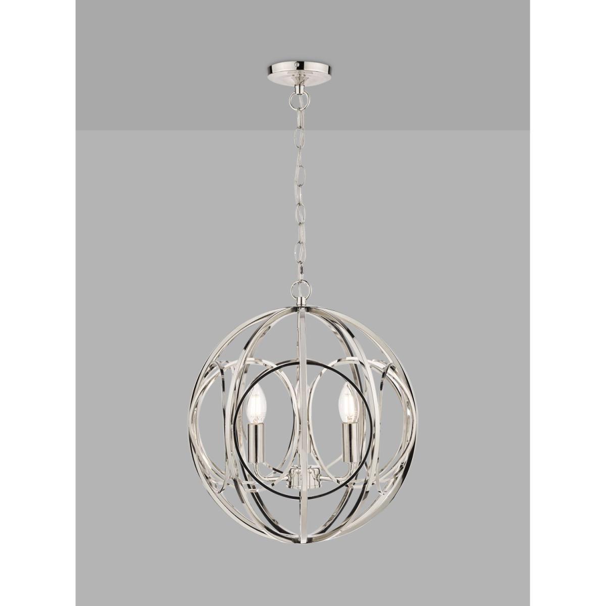 Laura Ashley Orbital Ceiling Light, Polished Nickel – image 5