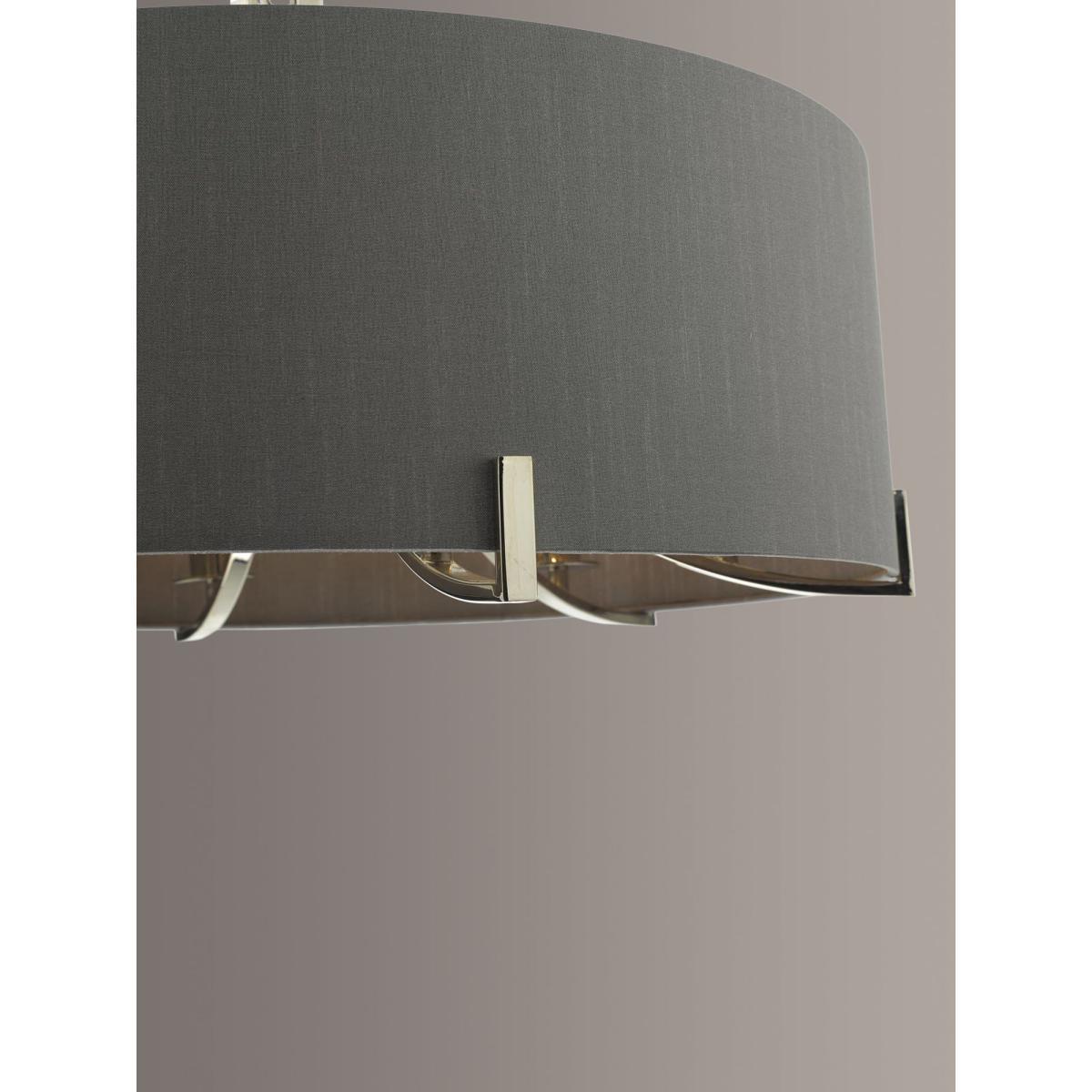 Där Veyron Ceiling Light, Grey/Polished Nickel – image 4