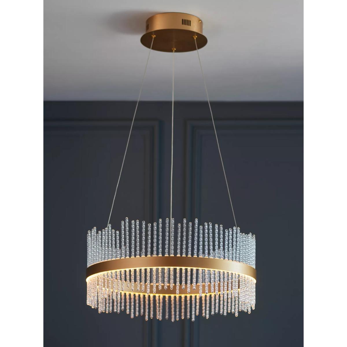 Bay Lighting Adriel Pendant Ceiling Light, Gold – image 3
