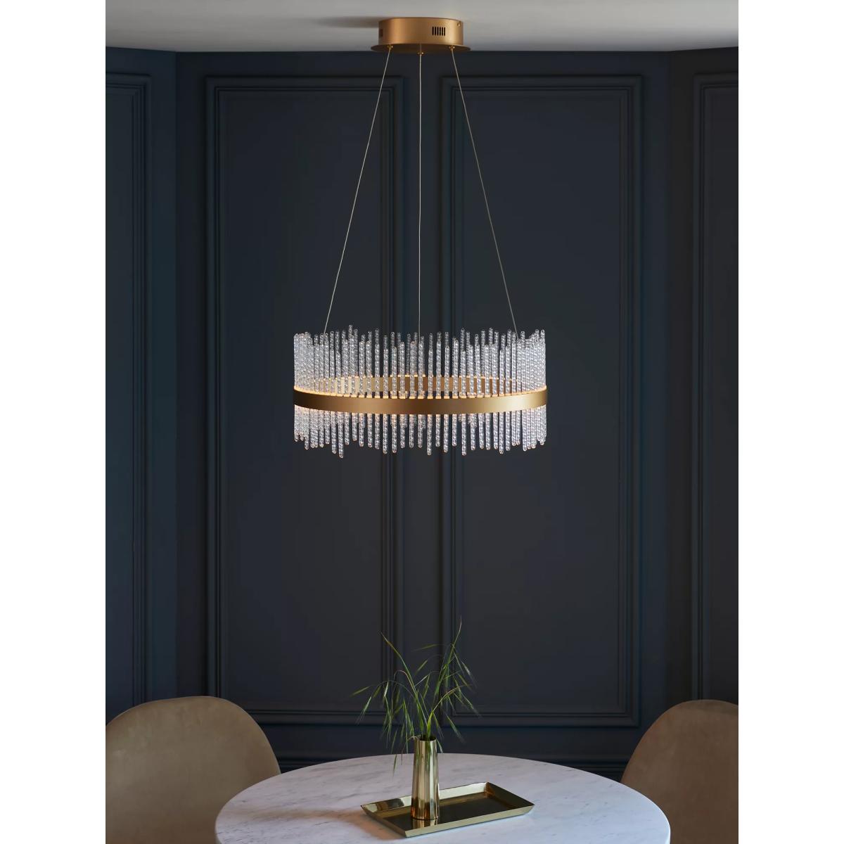 Bay Lighting Adriel Pendant Ceiling Light, Gold – image 4