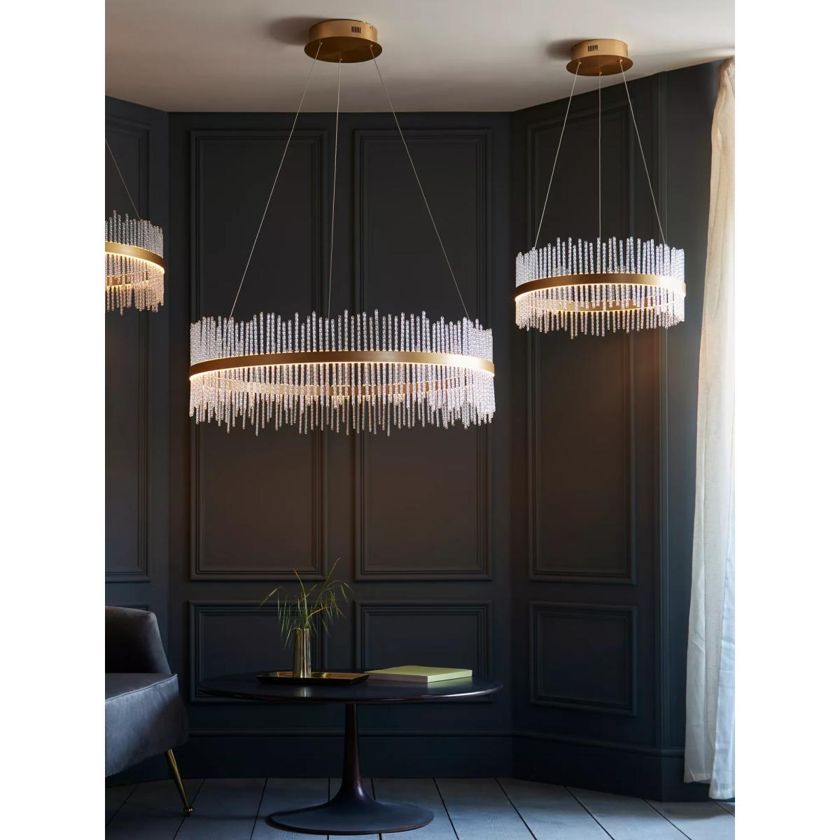 Bay Lighting Adriel Pendant Ceiling Light, Gold – image 8