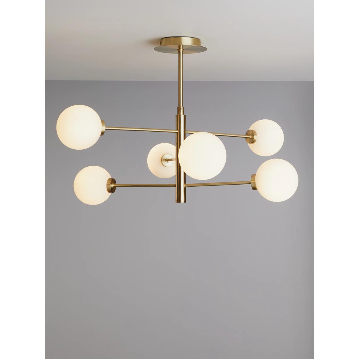 John Lewis & Partners Parity 6 Arm Ceiling Light – image 1