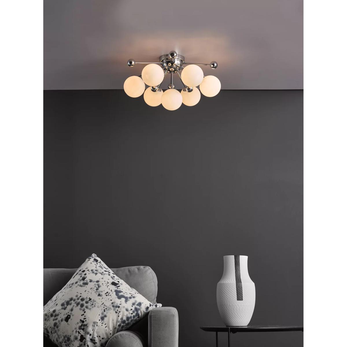 Där Ursa 7 Arm Glass Flush Ceiling Light – image 7