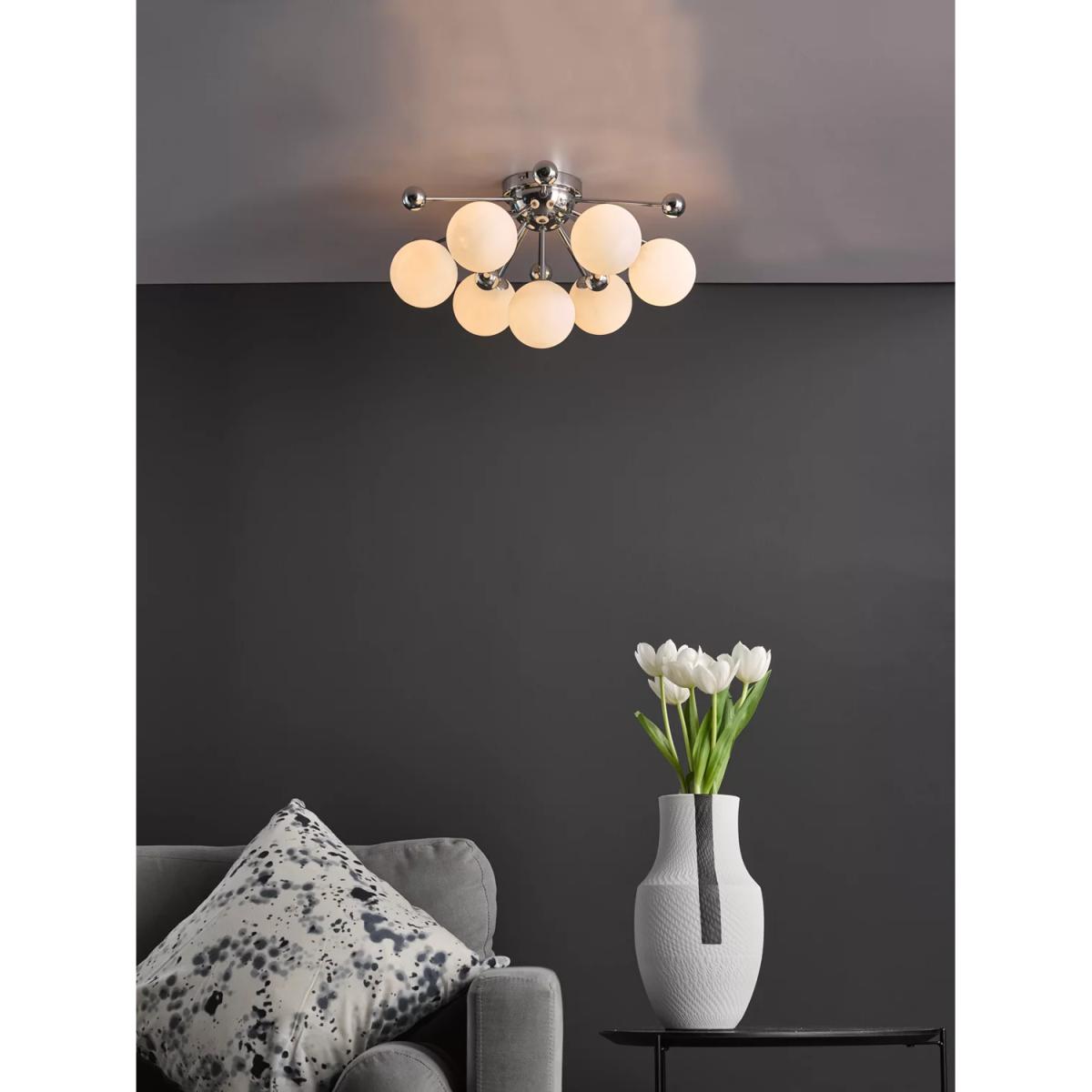 Där Ursa 7 Arm Glass Flush Ceiling Light – image 8