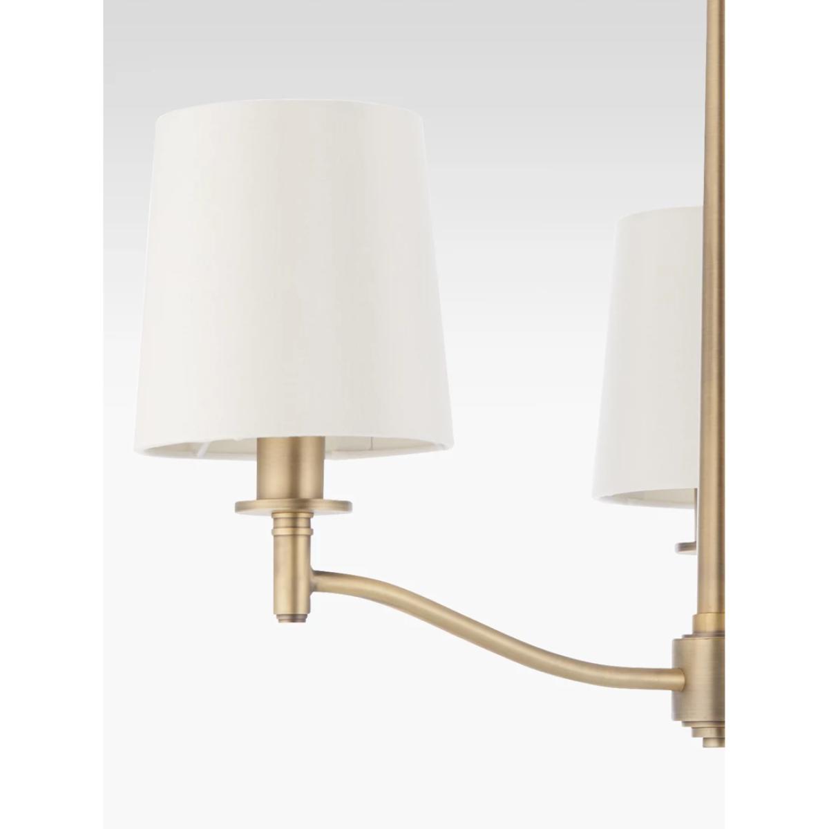 Bay Lighting Eleanor 3 Arm Ceiling Light, Antique Brass – image 3