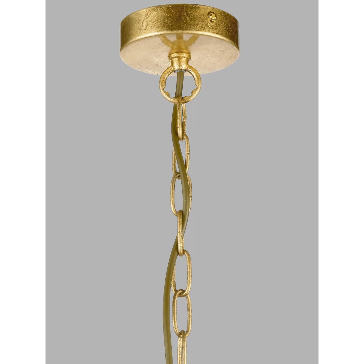 John Lewis Belle 5 Light Candelabra Ceiling Light, Gold – image 6