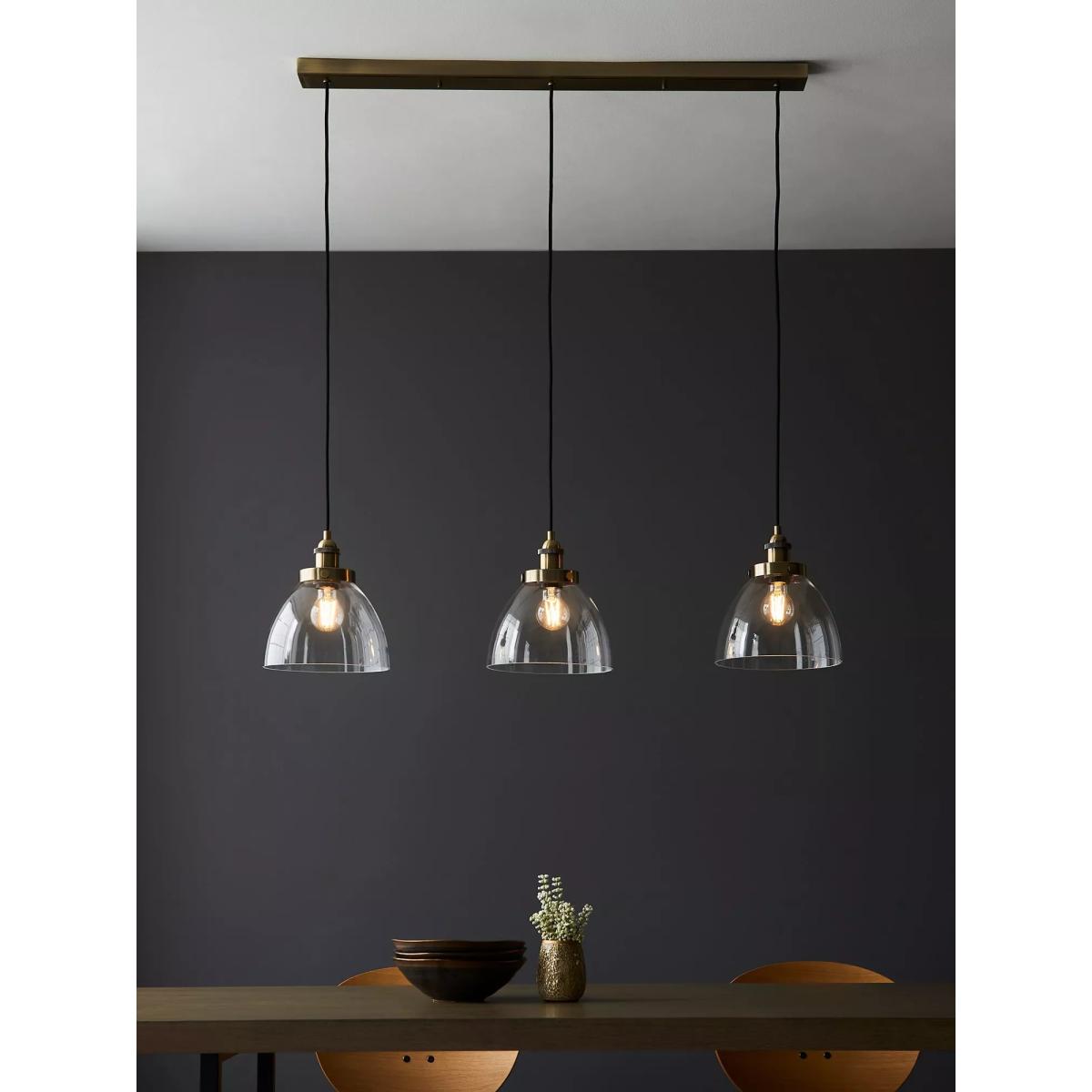Bay Lighting Hansen 3 Light Pendant, Chrome – image 4