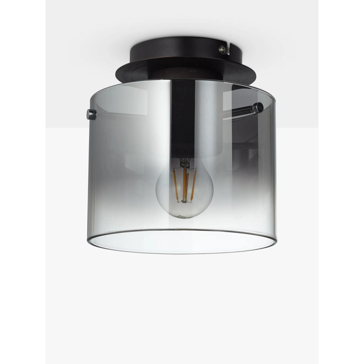Brilliant Lighting Beth Semi Flush Light, Black – image 2