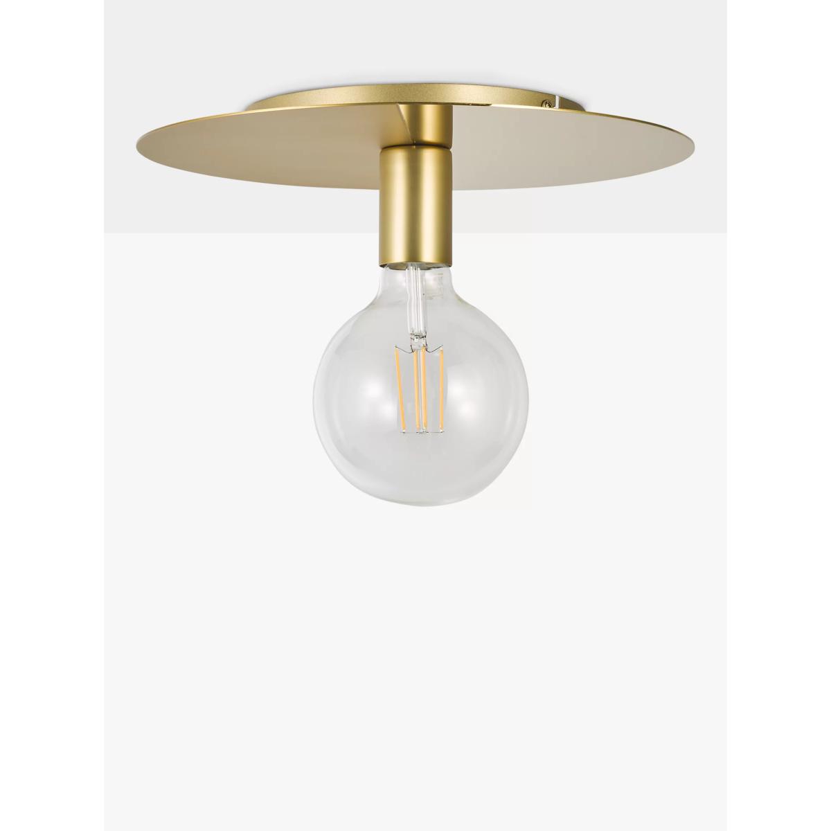 Swoon Collins Flush Pendant Ceiling Light, Gold – image 3