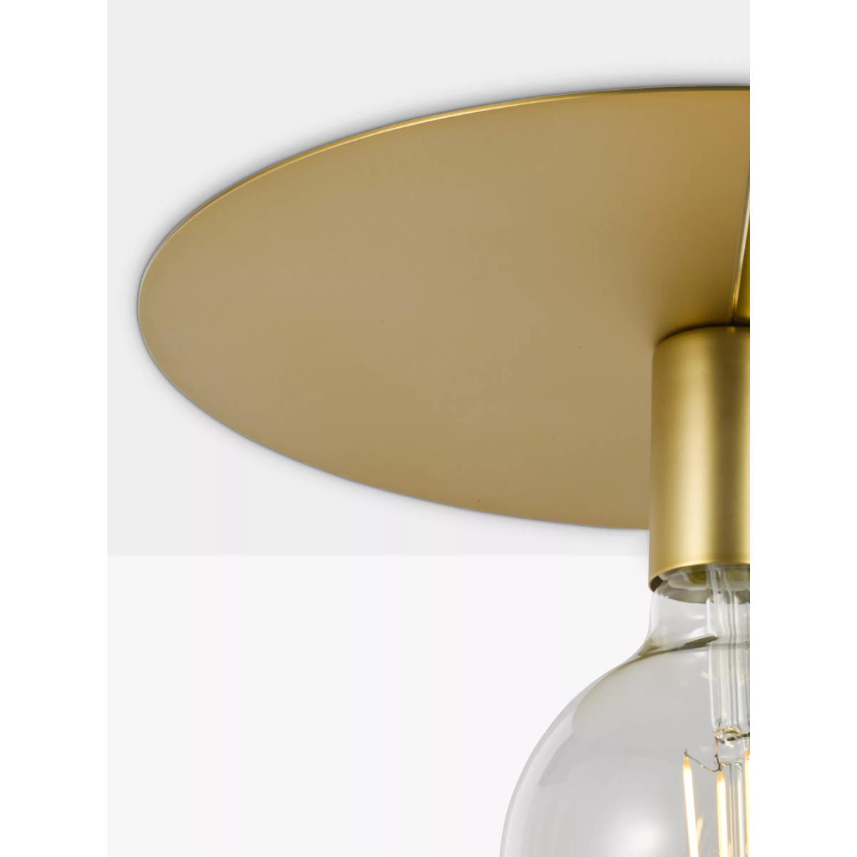 Swoon Collins Flush Pendant Ceiling Light, Gold – image 4