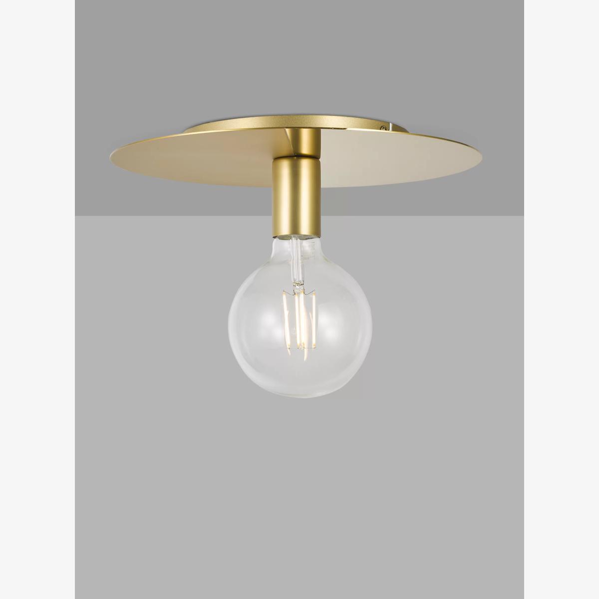 Swoon Collins Flush Pendant Ceiling Light, Gold – image 1