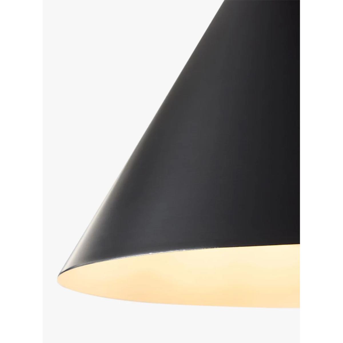 west elm Warren Flush Ceiling Light, Black – image 5