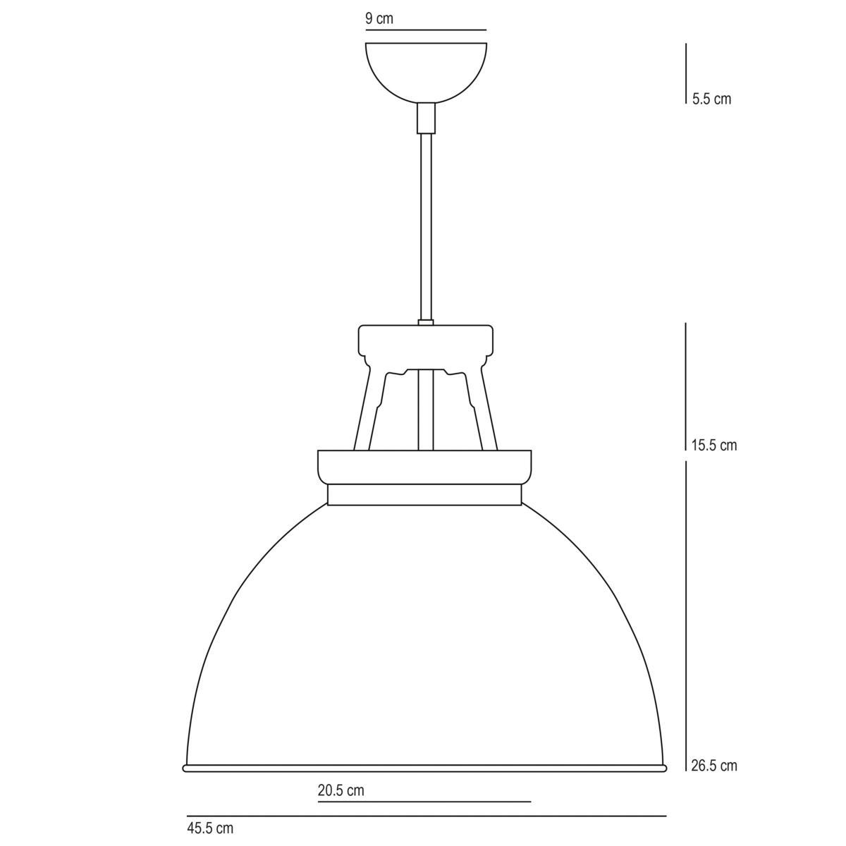 Original BTC Titan Ceiling Light, Size 3 – image 8