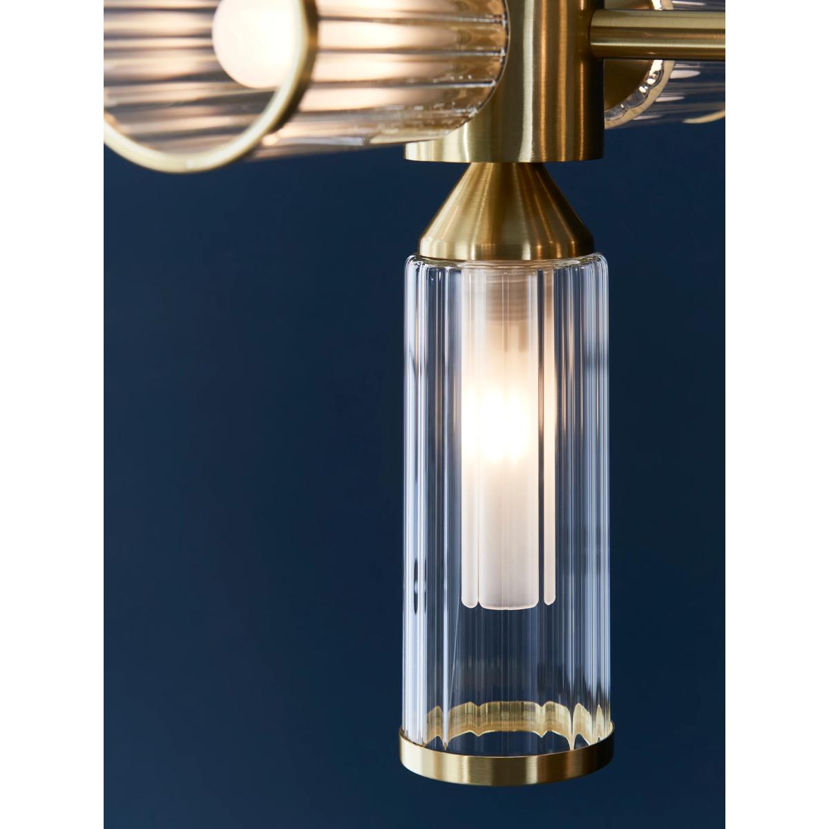 Bay Lighting Aydan 13 Arm Linear Ceiling Light, Gold – image 6