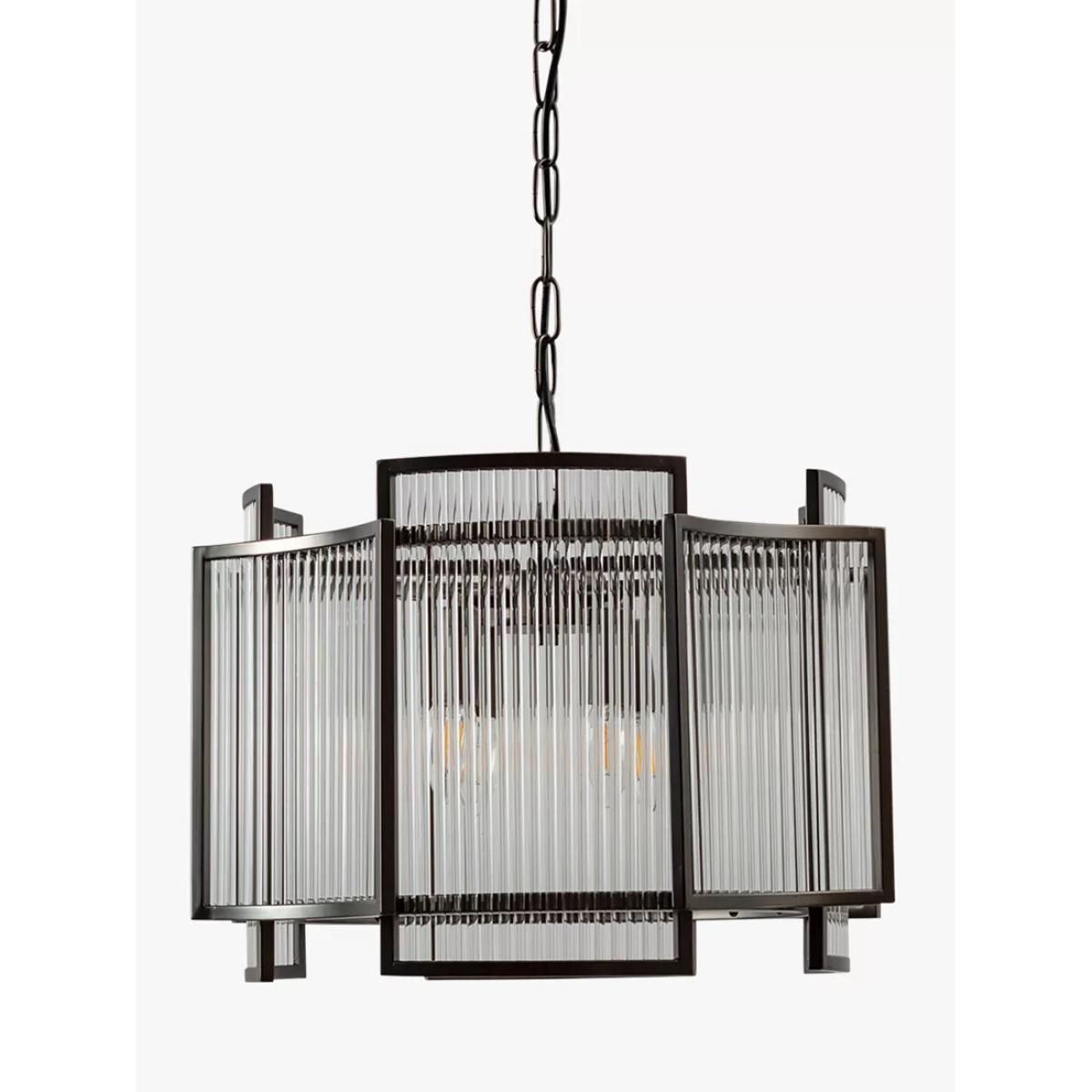 Pure White Lines Monte Carlo Small Ceiling Light, Black – image 2