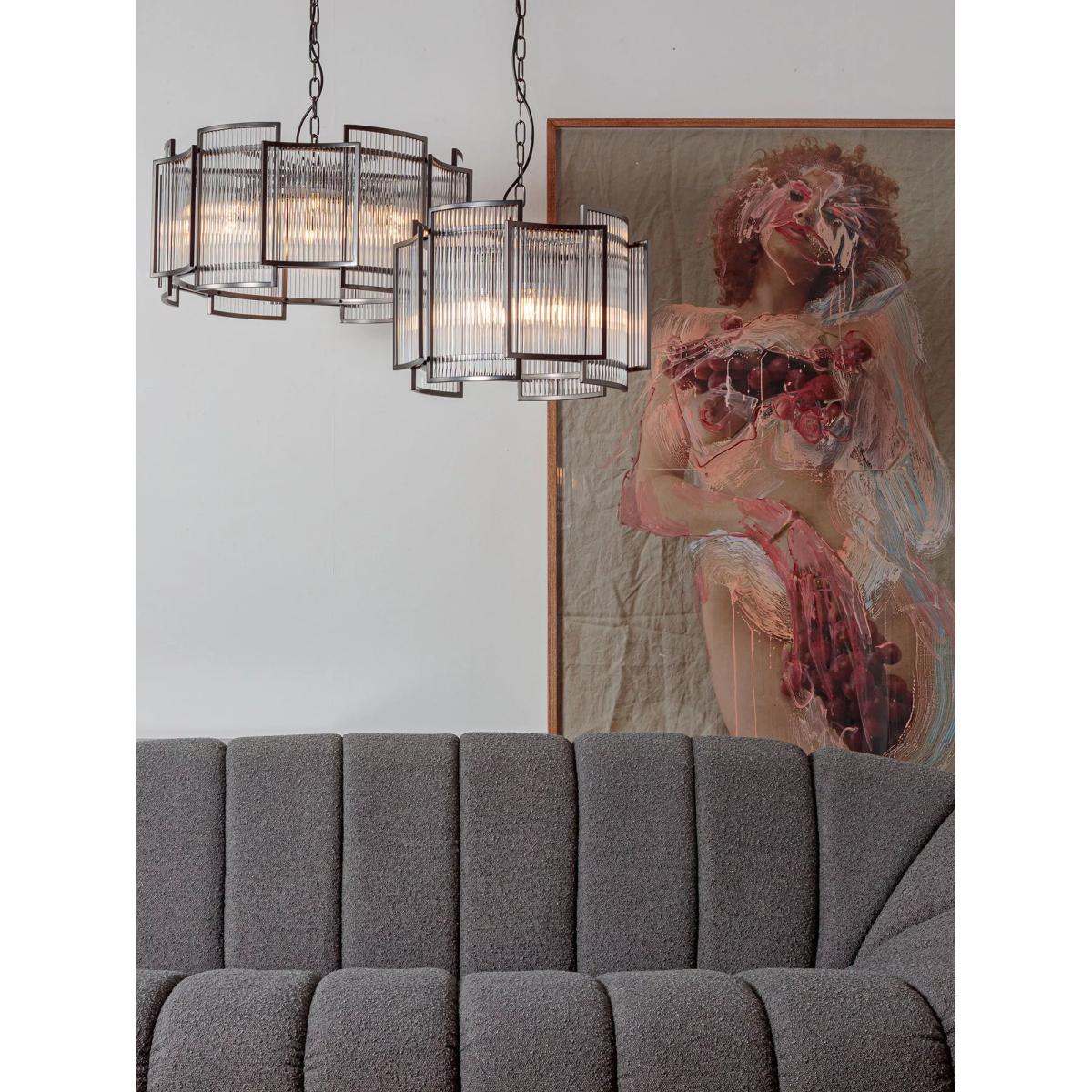 Pure White Lines Monte Carlo Small Ceiling Light, Black – image 5
