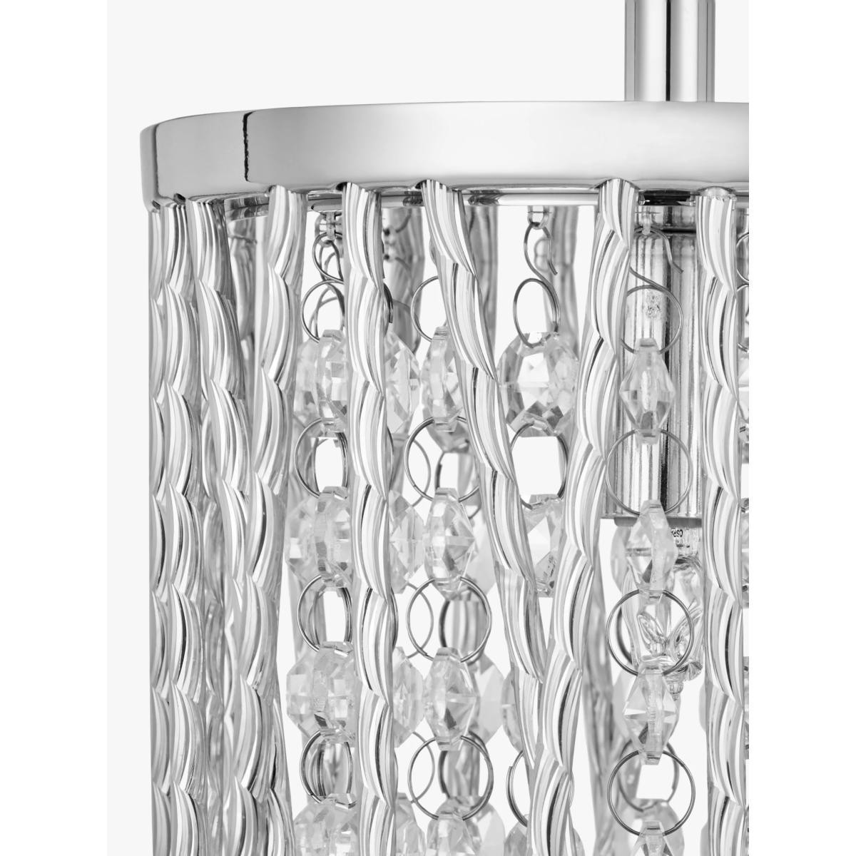 John Lewis & Partners Emilia Small Ceiling Light, Chrome – image 4