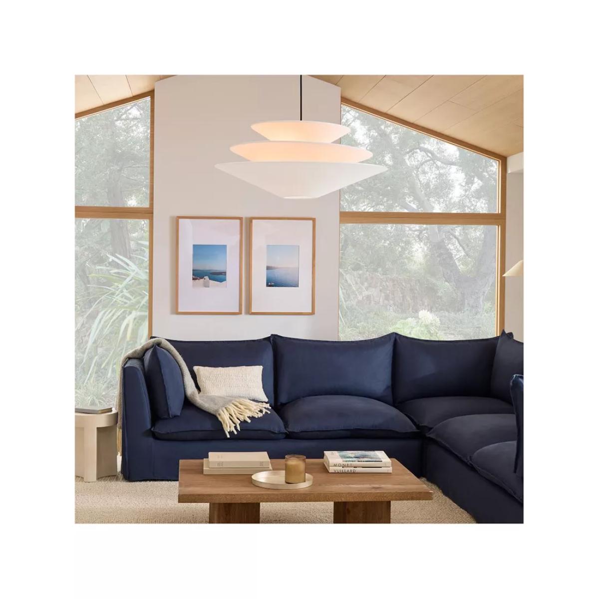 west elm Gull Pendant Ceiling Light, White – image 6