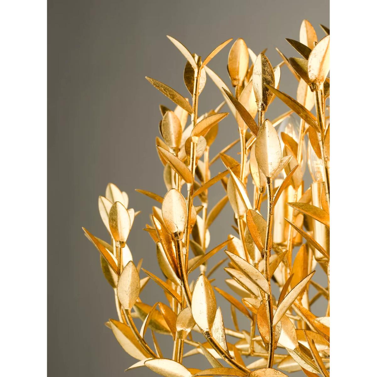 Där Silvius 12 Arm Oval Ceiling Light, Gold – image 5