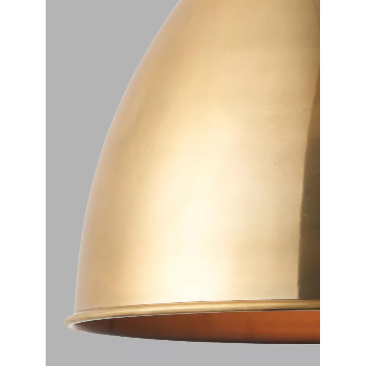 Bay Lighting Montague Ceiling Light, Antique Brass/Matt Black – image 3