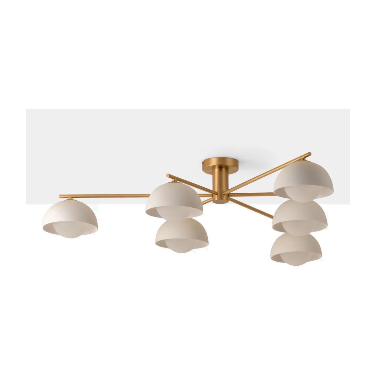 Lights & Lamps Porsa 6 Arm Ceiling Light, Brass – image 1