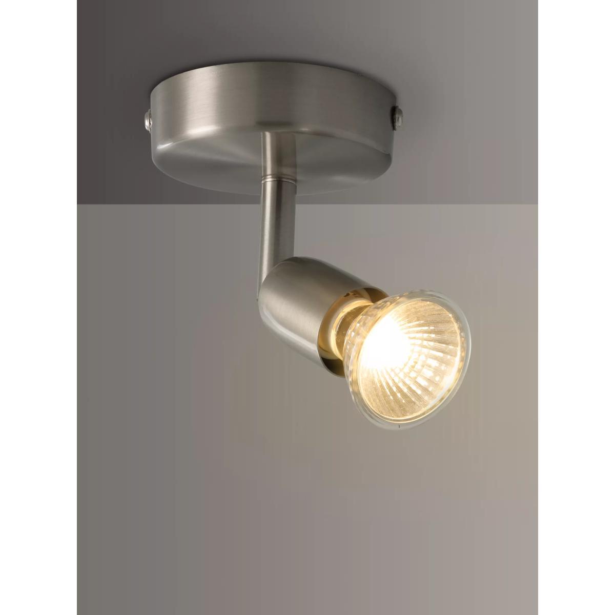ANYDAY John Lewis & Partners Keely Single Spotlight, Brushed Steel – image 3