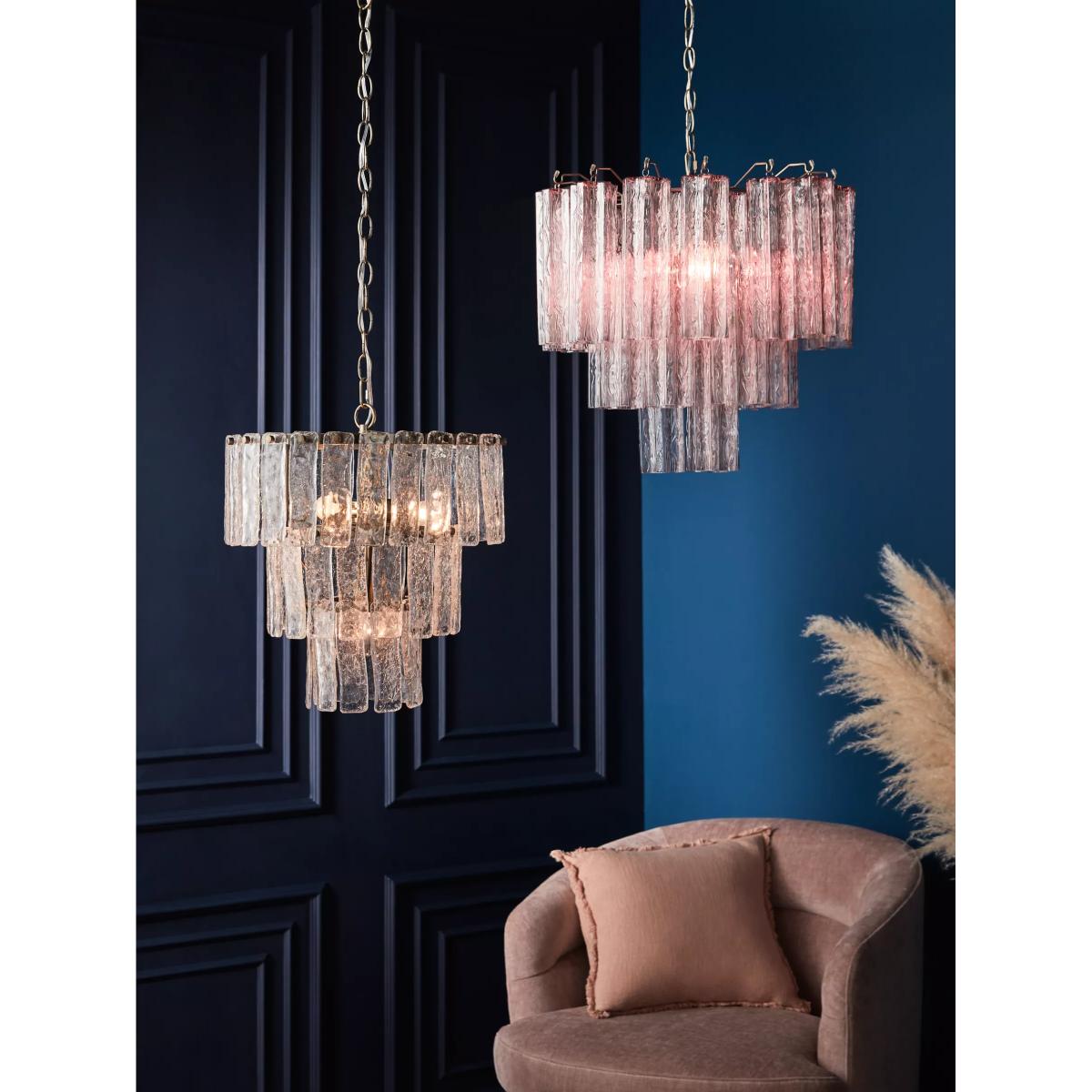John Lewis & Partners Vintage Glass Chandelier Ceiling Light, Clear – image 2
