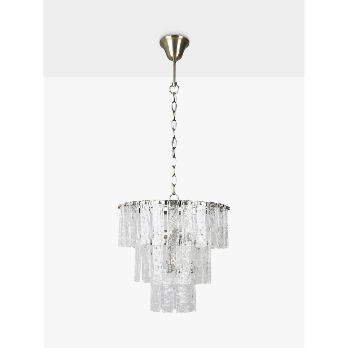 John Lewis & Partners Vintage Glass Chandelier Ceiling Light, Clear – image 3