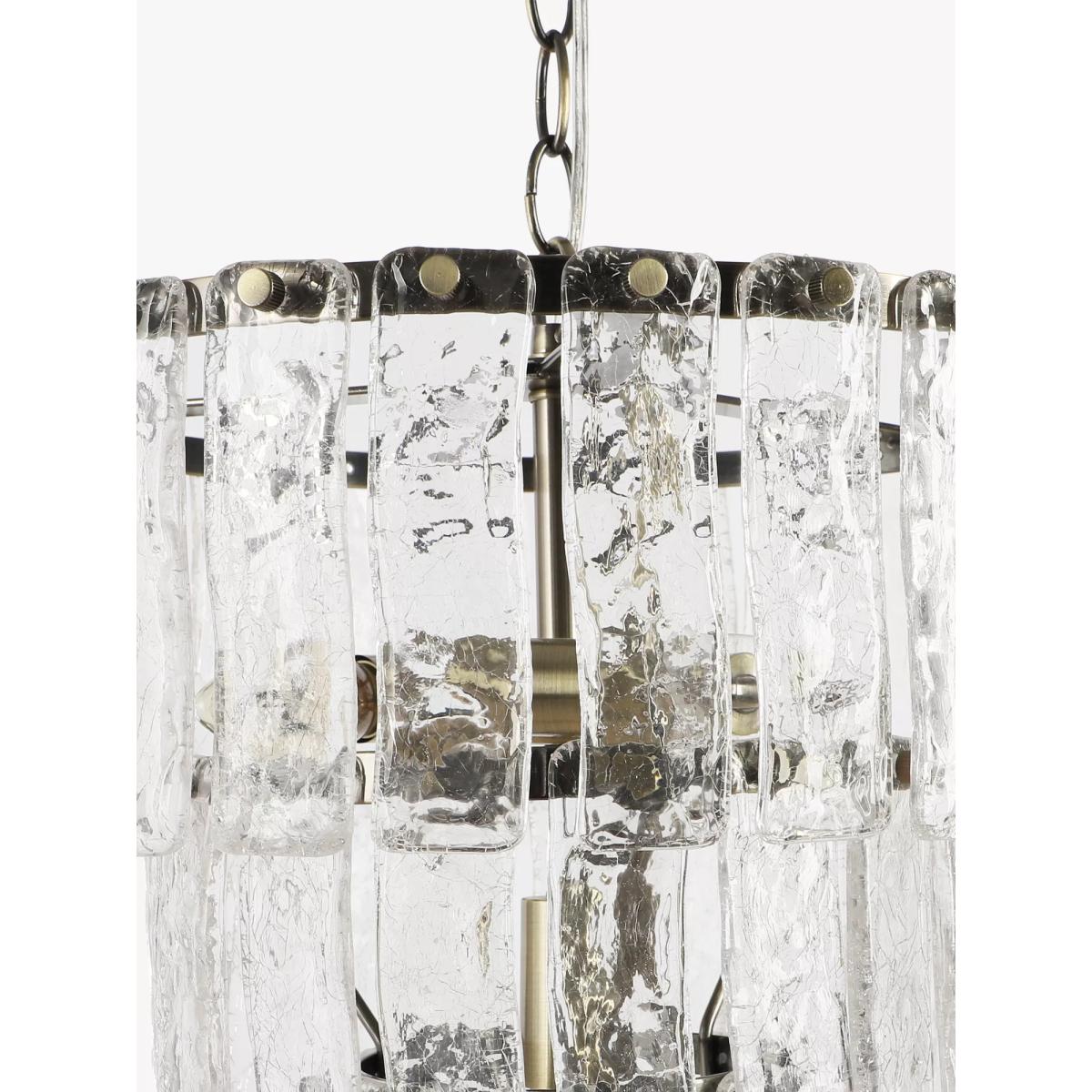 John Lewis & Partners Vintage Glass Chandelier Ceiling Light, Clear – image 4