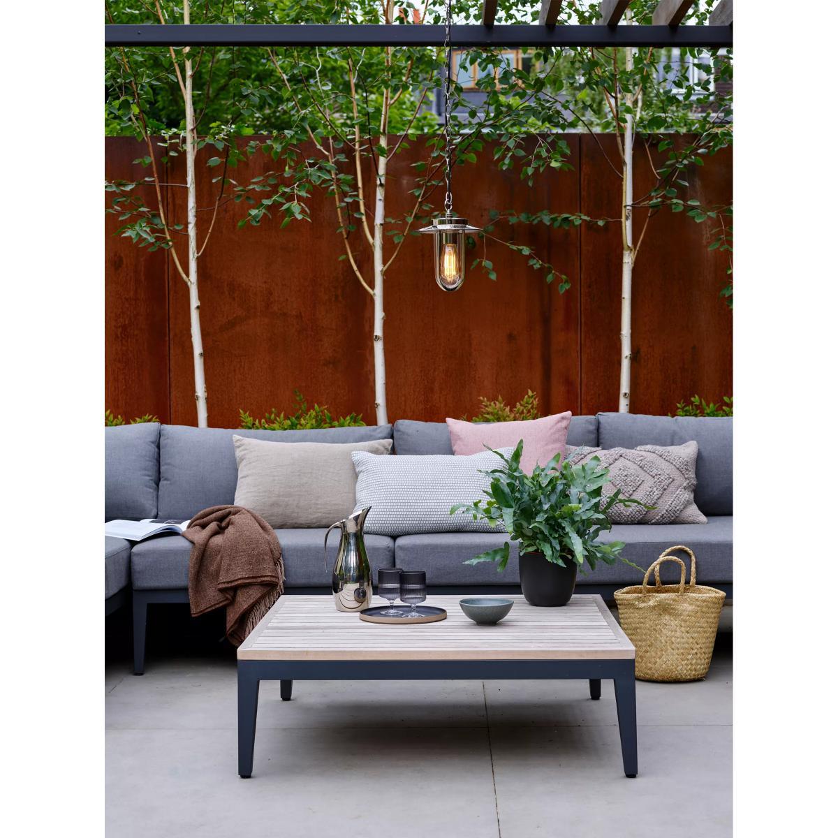 Astro Montparnasse Outdoor Pendant Porch Light, Polished Nickel – image 2