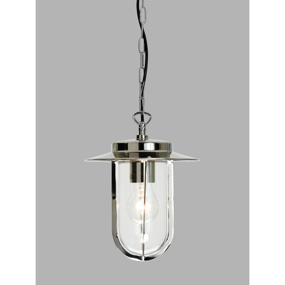 Astro Montparnasse Outdoor Pendant Porch Light, Polished Nickel – image 1