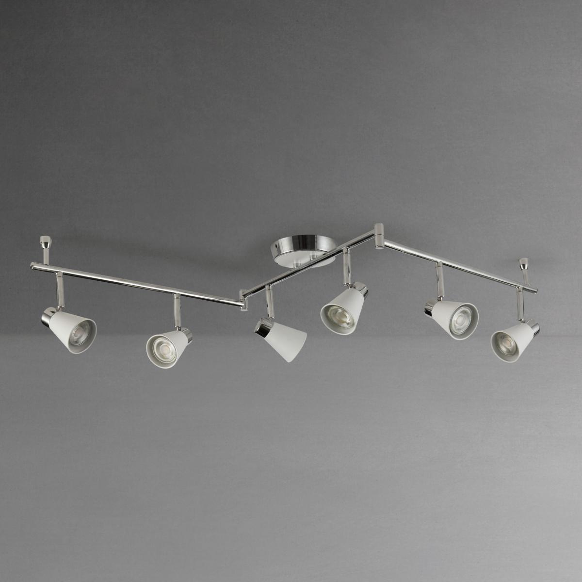 John Lewis & Partners Logan GU10 LED 6 Spotlight Ceiling Bar – image 2