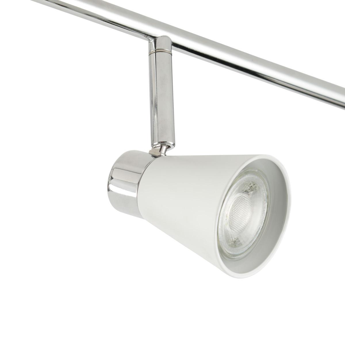 John Lewis & Partners Logan GU10 LED 6 Spotlight Ceiling Bar – image 4