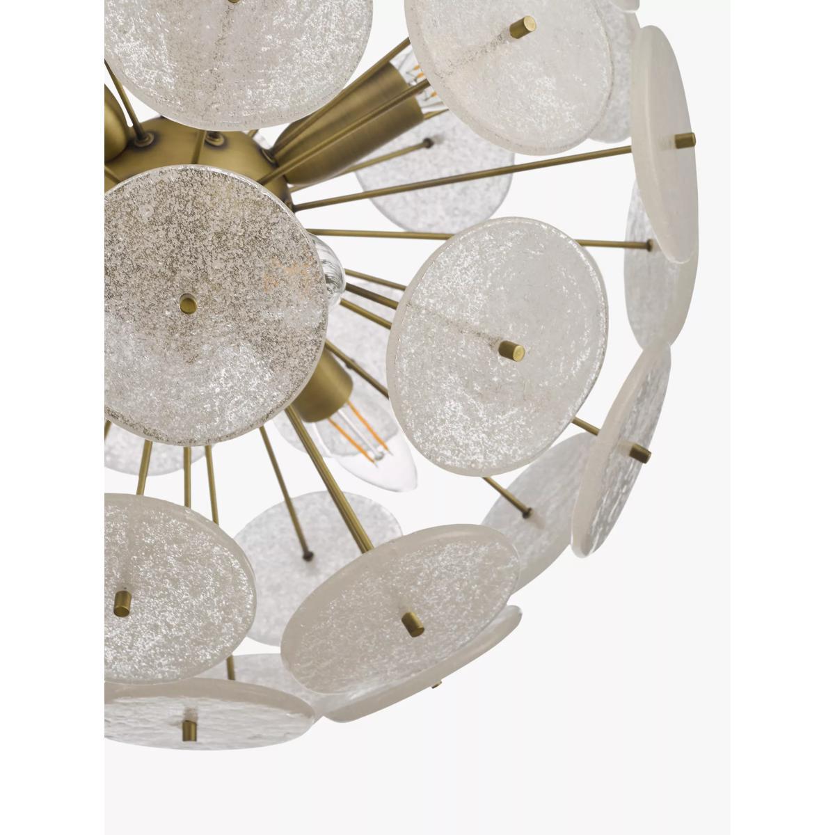 John Lewis & Partners Atomic Glass Ceiling Light, Antique Brass – image 3