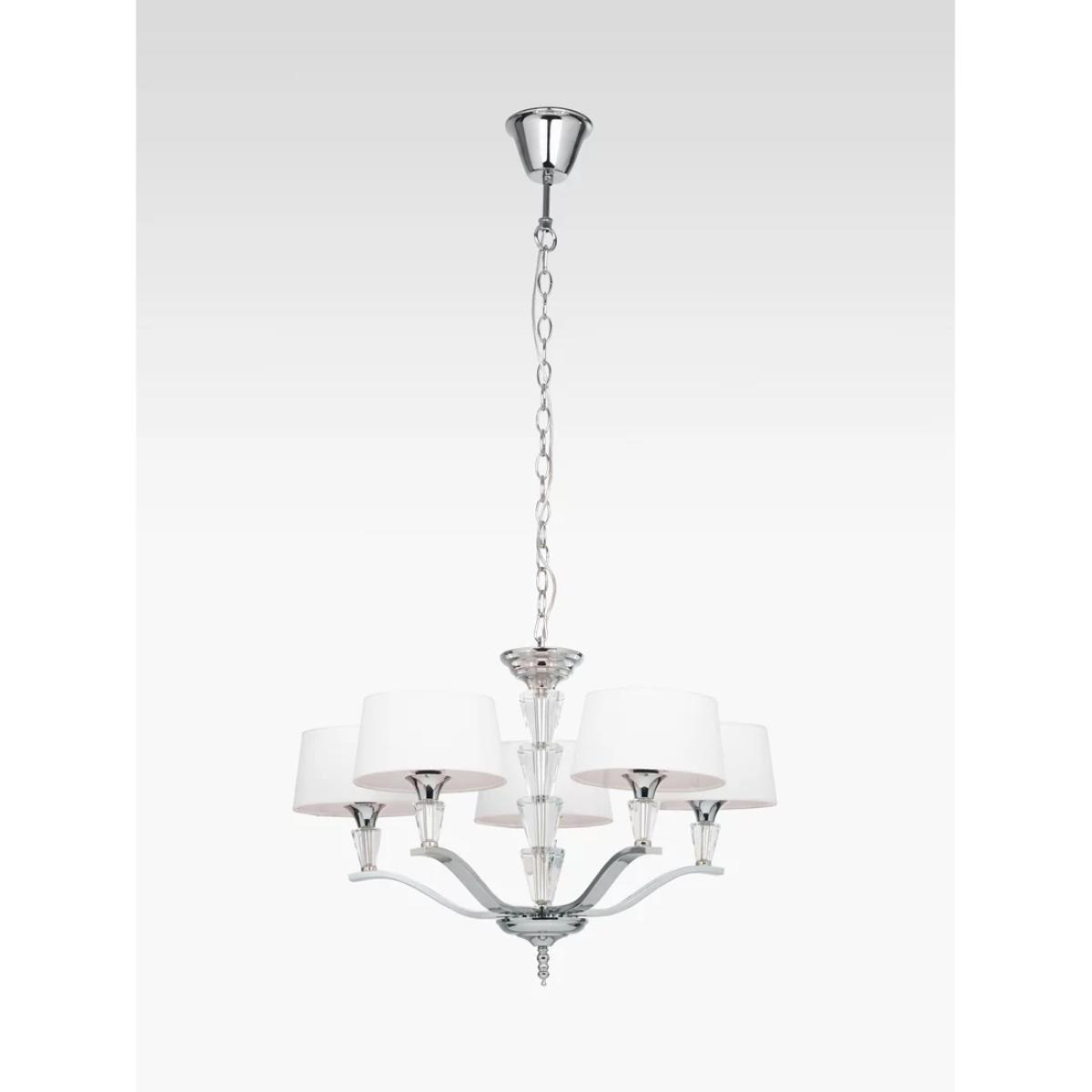 Bay Lighting Phoebe Crystal Ceiling Light, Clear/Chrome – image 2