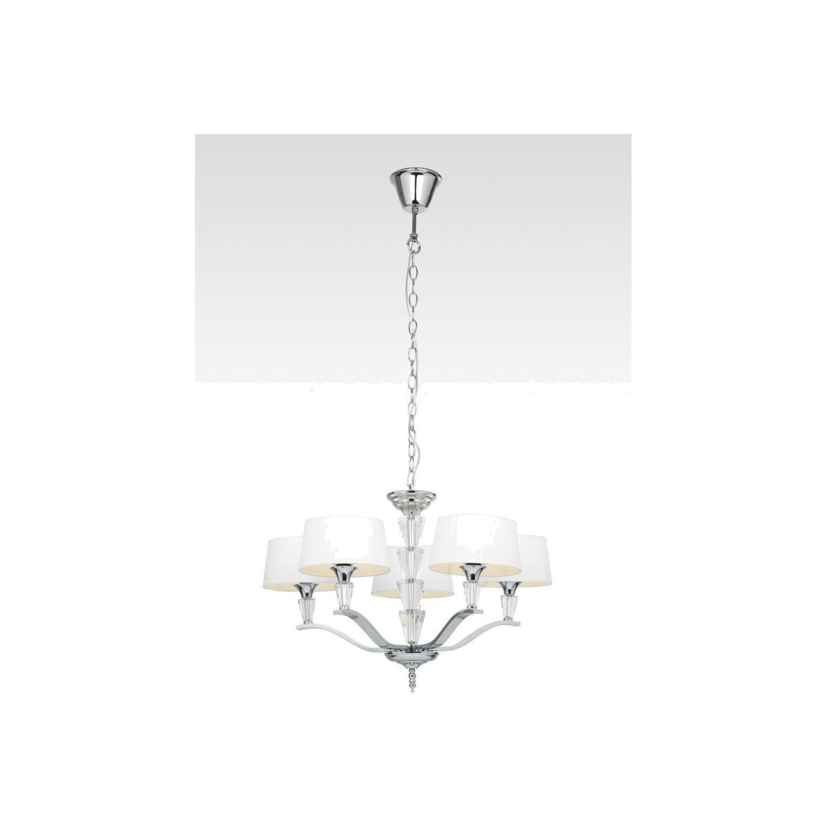 Bay Lighting Phoebe Crystal Ceiling Light, Clear/Chrome – image 1