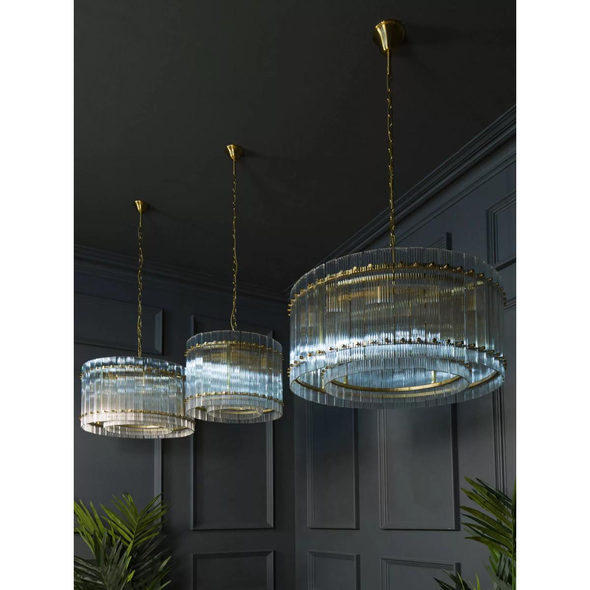 Pure White Lines San Francisco Small Ceiling Light, Clear – image 5