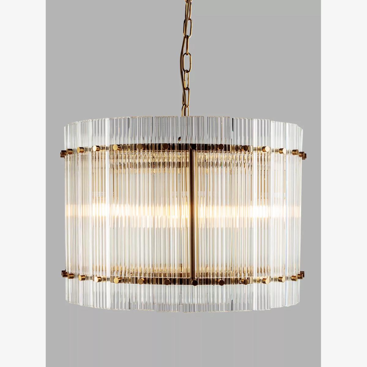 Pure White Lines San Francisco Small Ceiling Light, Clear – image 1