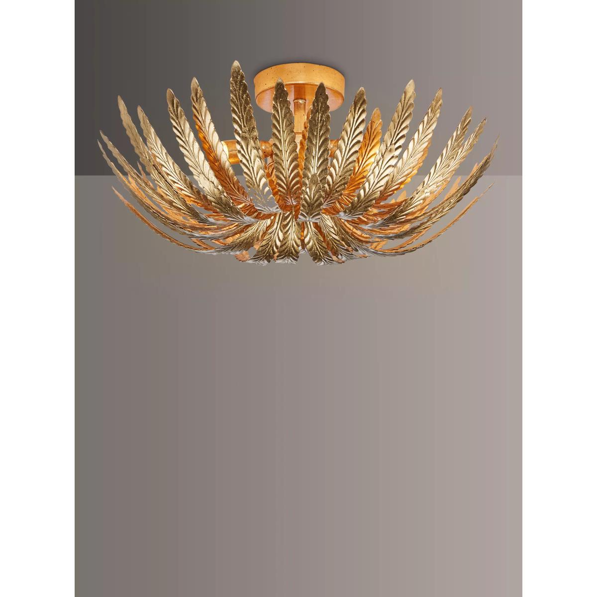 John Lewis & Partners Montserrat Leaf Semi Flush Ceiling Light – image 2