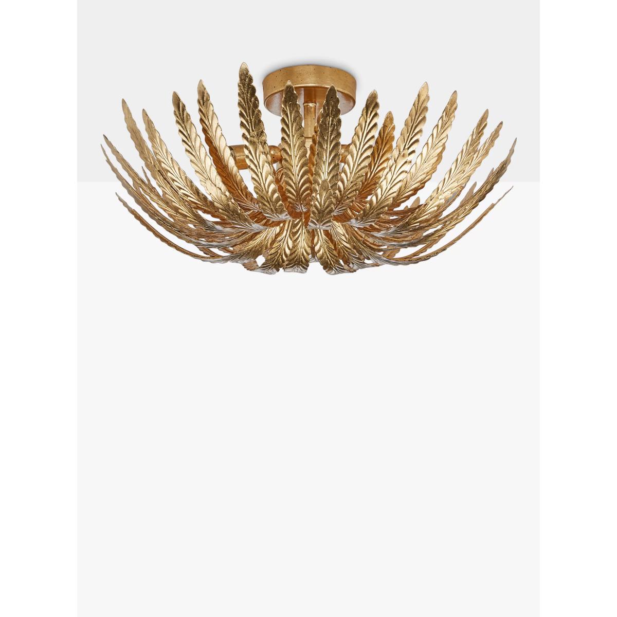 John Lewis & Partners Montserrat Leaf Semi Flush Ceiling Light – image 3