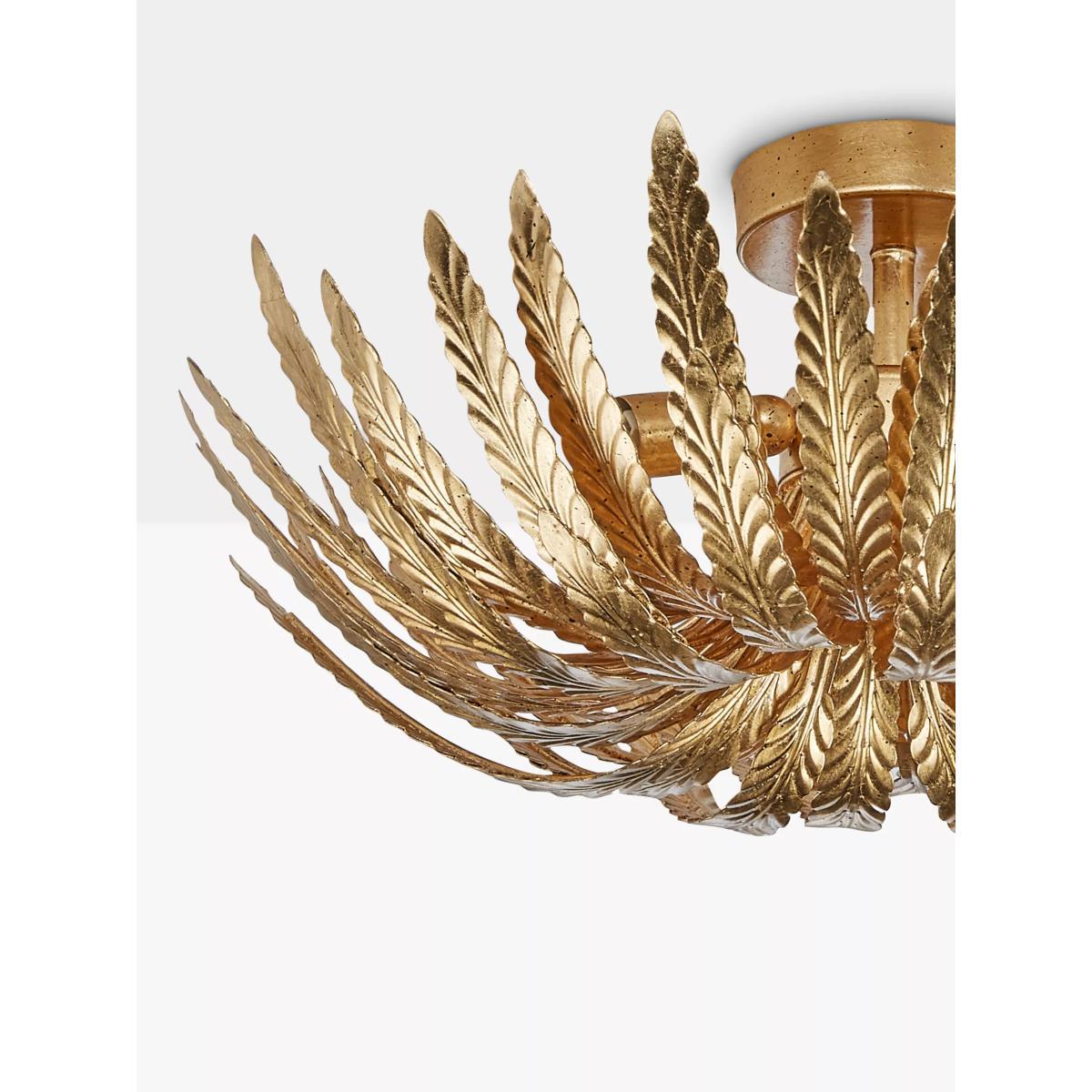 John Lewis & Partners Montserrat Leaf Semi Flush Ceiling Light – image 4
